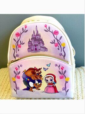 Loungefly x Disney Beauty & the Beast chibi backpack